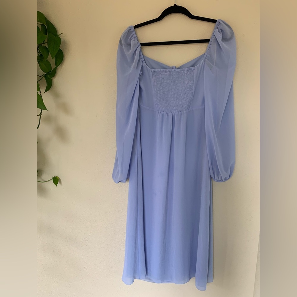 aritzia light blue dress Vintage 1980s Blue Cotton Tank Top Maxi Dress, Made in USA, M/L